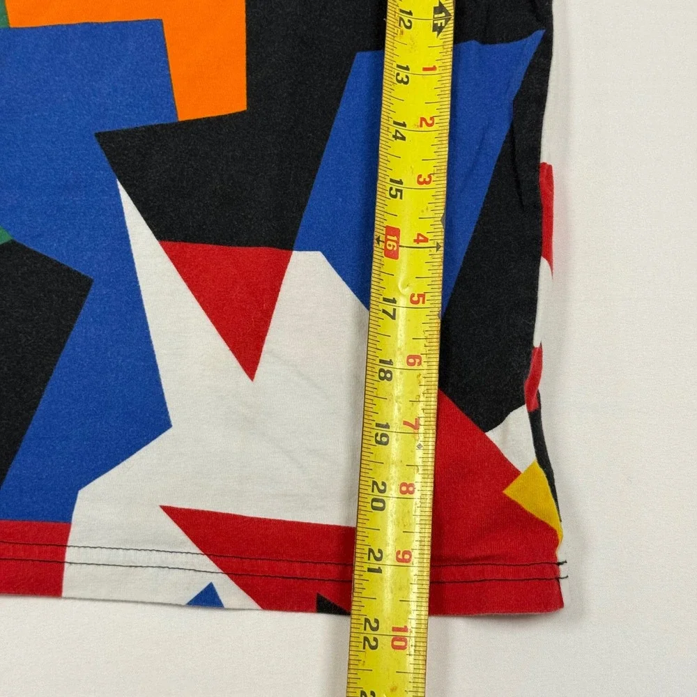Polo Ralph Lauren T-Shirt Kids Medium‎ 10-12 Multi Color Block Geometric